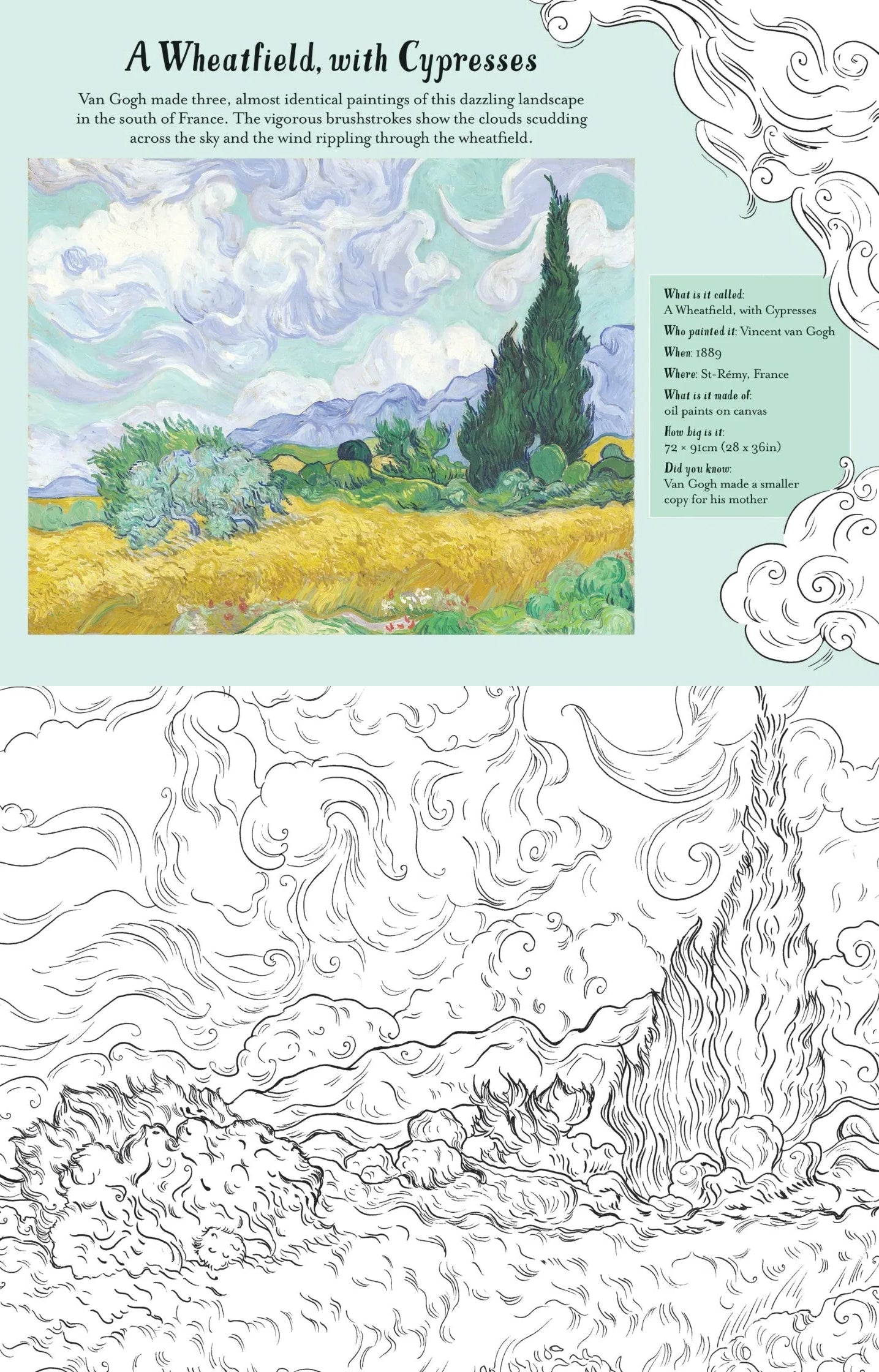 Art Activity Book: Famous Art to Colour, Usborne