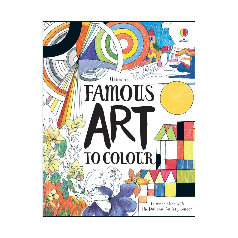 Art Activity Book: Famous Art to Colour, Usborne