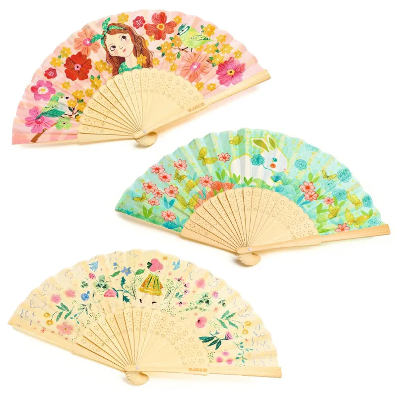 Fan, Party Accessory For Kids 4+, 3 Designs Assorted