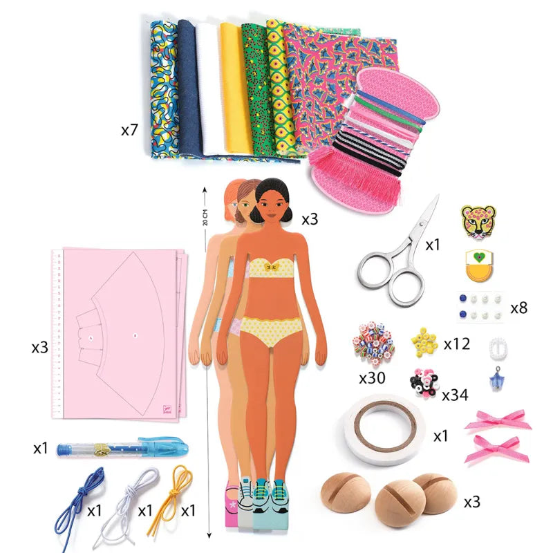 Children's Clothing Design and Construction Kit: Fashion by Magali, Djeco
