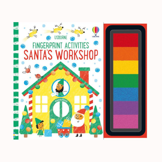 Fingerprint Activities Santa's Workshop, Usborne