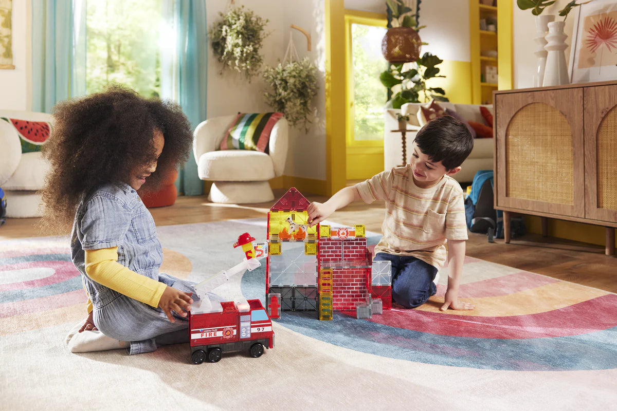 Fire Station 50 Set, Magna-Tiles