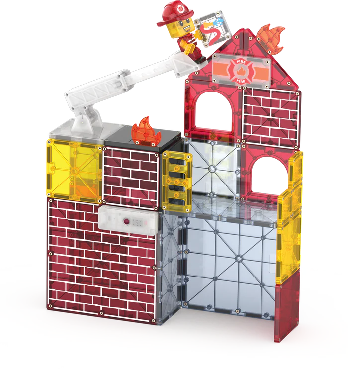 Fire Station 50 Set, Magna-Tiles