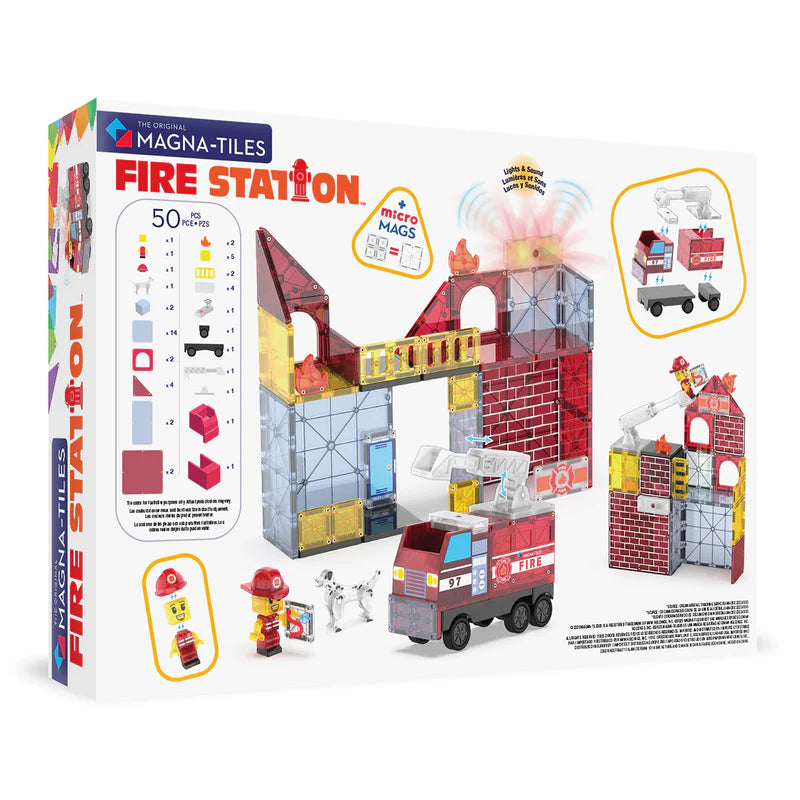 Fire Station 50 Set, Magna-Tiles