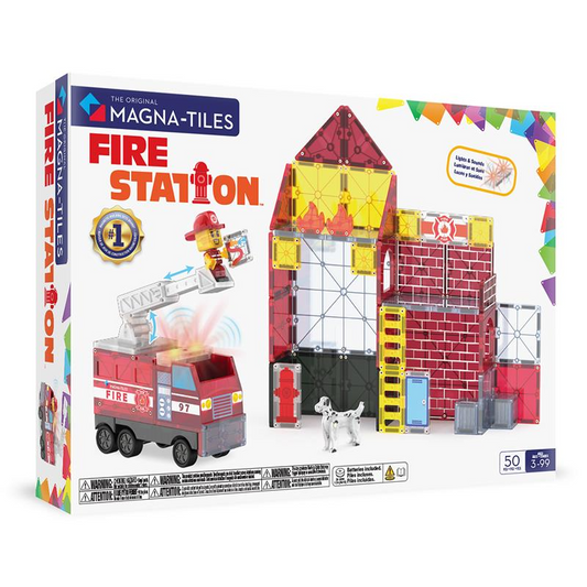 Fire Station 50 Set, Magna-Tiles