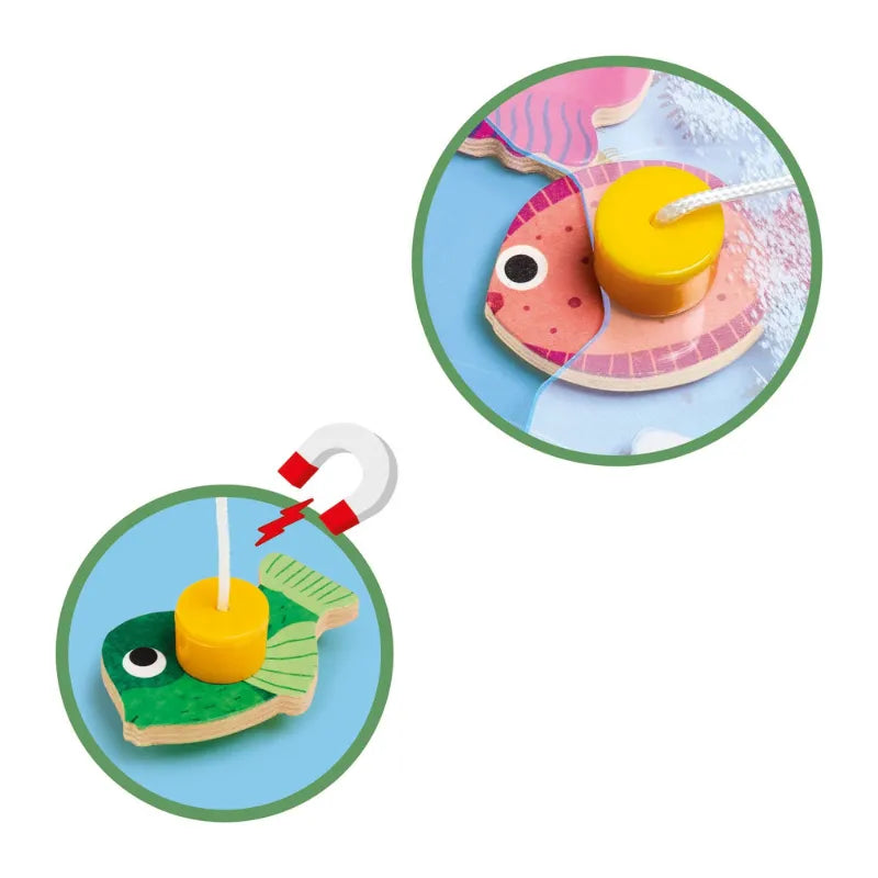 FishArtic, Wooden Magnetic Fishing Game For Kids 2+