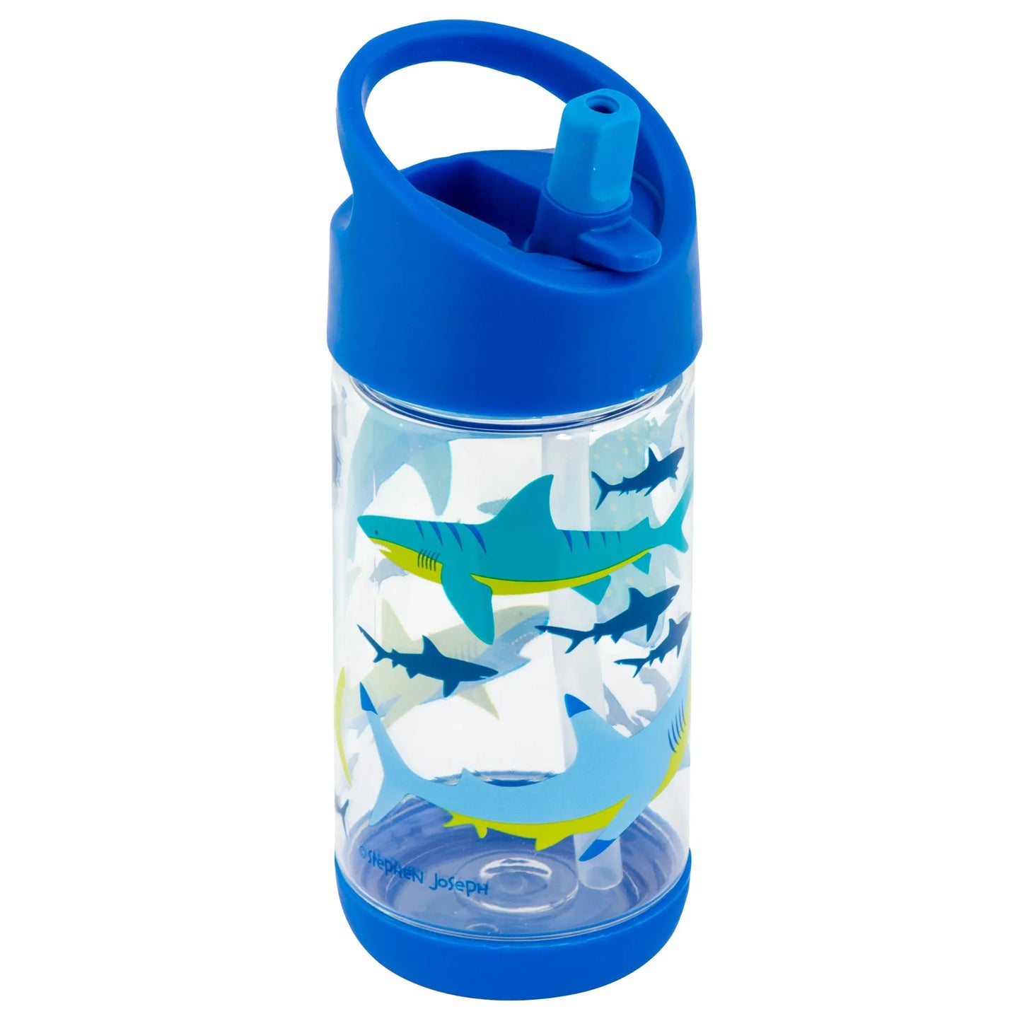 Flip Top Water Bottle Shark: Kids Flip Top Water Bottle 10oz. For Kids 1+