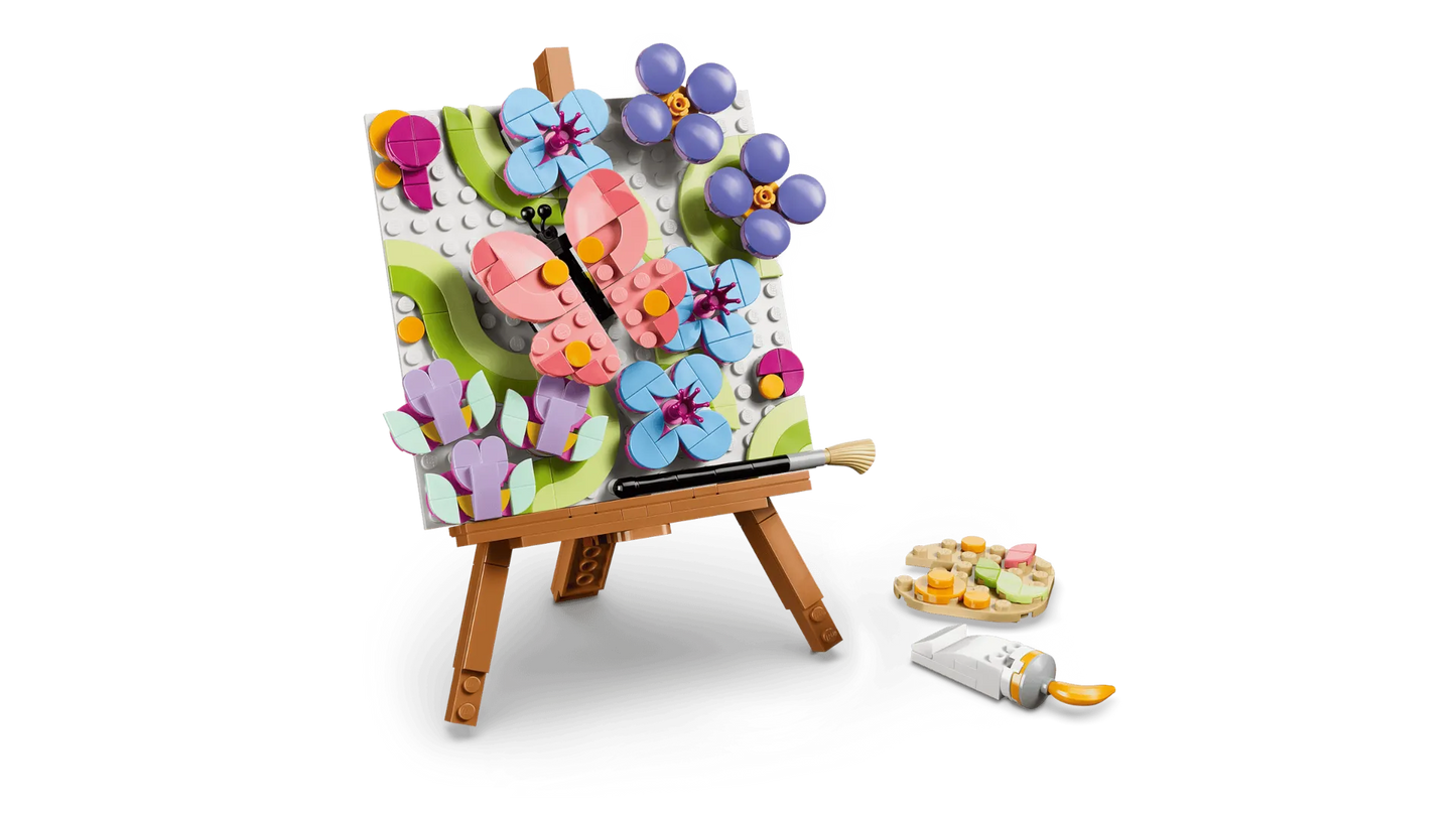 Floral Art Decor Painting 31390, Lego Creator 3-in-1