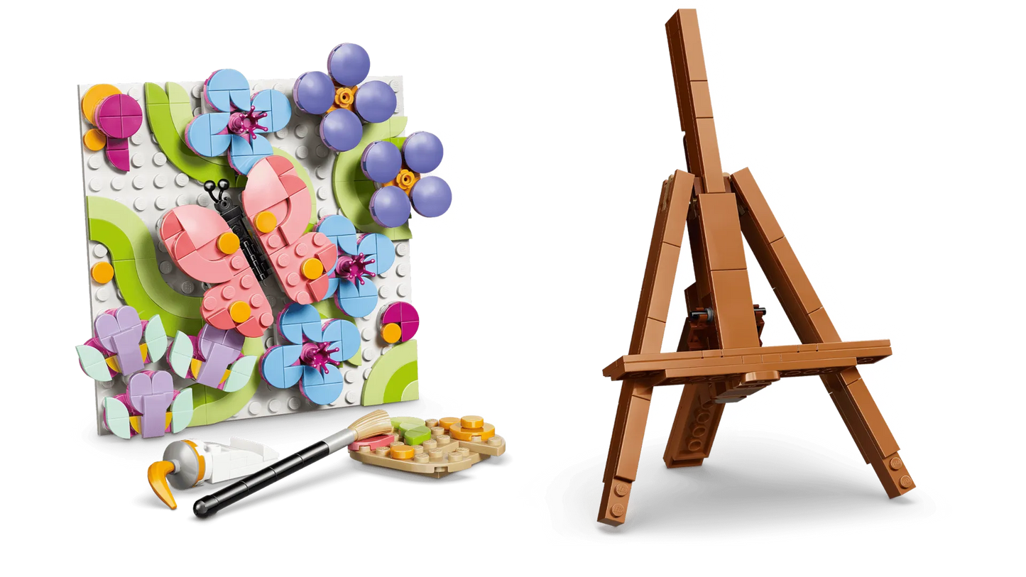 Floral Art Decor Painting 31390, Lego Creator 3-in-1