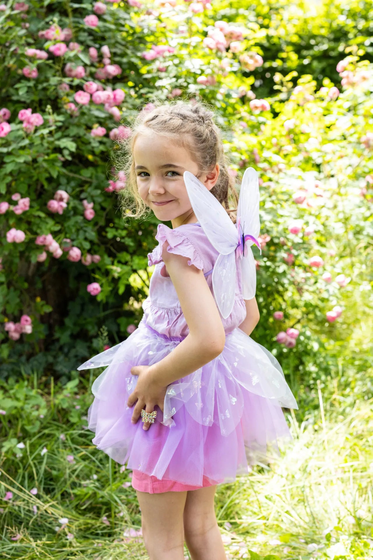 Flutter Butterfly, Skirt And Wings Costume Set For Kids