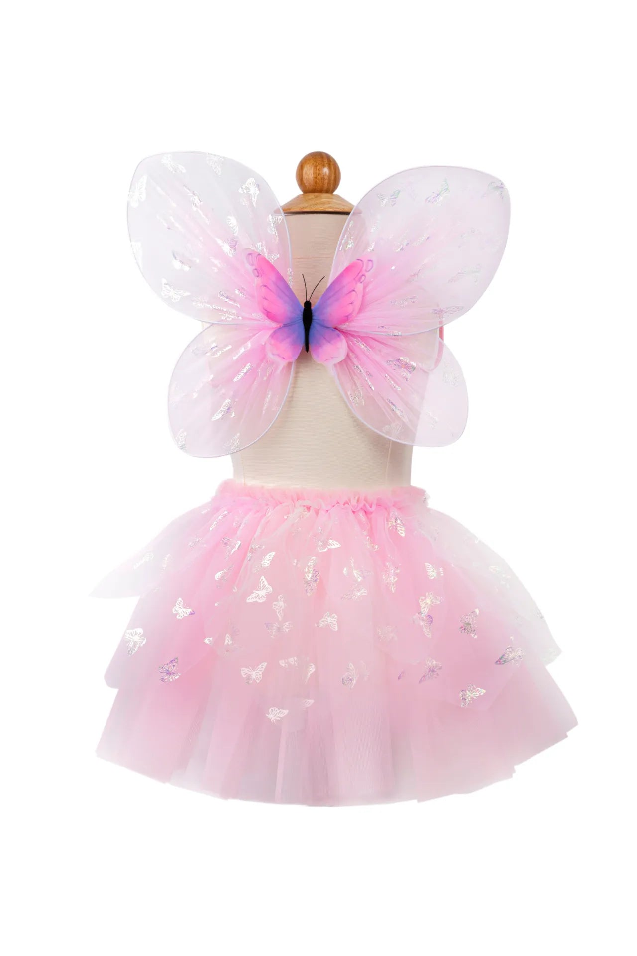 Flutter Butterfly, Skirt And Wings Costume Set For Kids