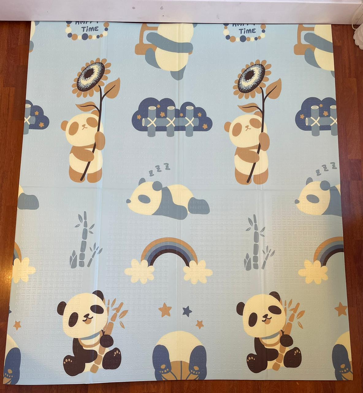 Foldable playmat Deer/Panda, 180*𝟮𝟬𝟬*1 cm
