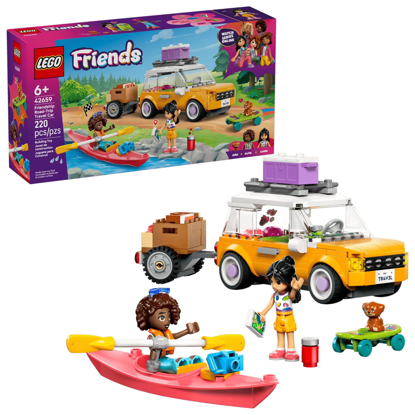 Friendship Road-Trip Travel Car 42659, Lego Friends