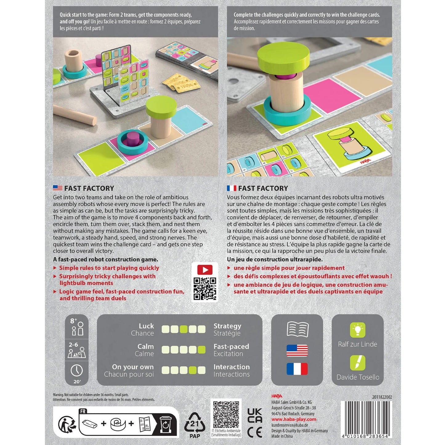 Fast Factory, Board Game for Kids 8+