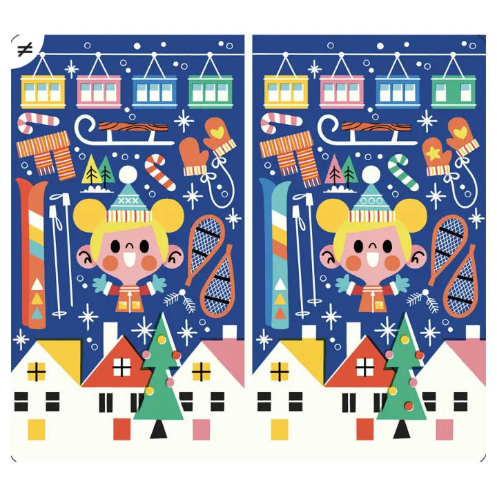 Games Pouch, Travel Activity Set for Kids 6+, 20 Christmas Activities