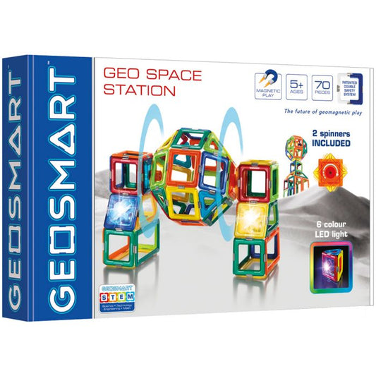 Geosmart Magnetic Geoshapes GeoSpace Station (70 pcs)