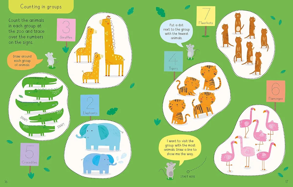 Activity Book: Get Ready for School, Usborne