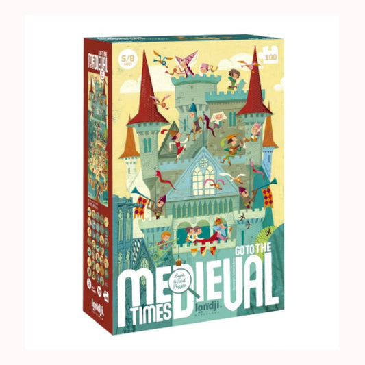 Puzzle 100 pcs: Go to the Medieval Times, LONDJI