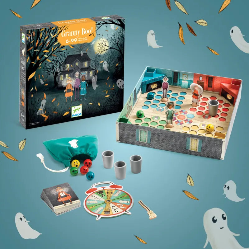 Granny Boo, Cooperative Board Game For Kids 6+