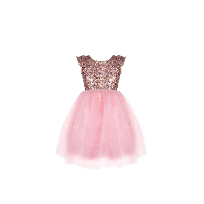 A Star Is Born, Carnival Costume Dress, For Kids 2+, Sequins Design, Size Us 3-4