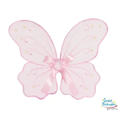 Fairy Wings, Carnival Costume, For Kids 3+, Pink Dress-Up Wings