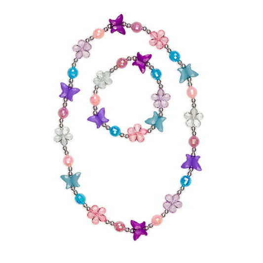 Flutter me by Necklace & Bracelet Set (2pcs), Great Pretenders