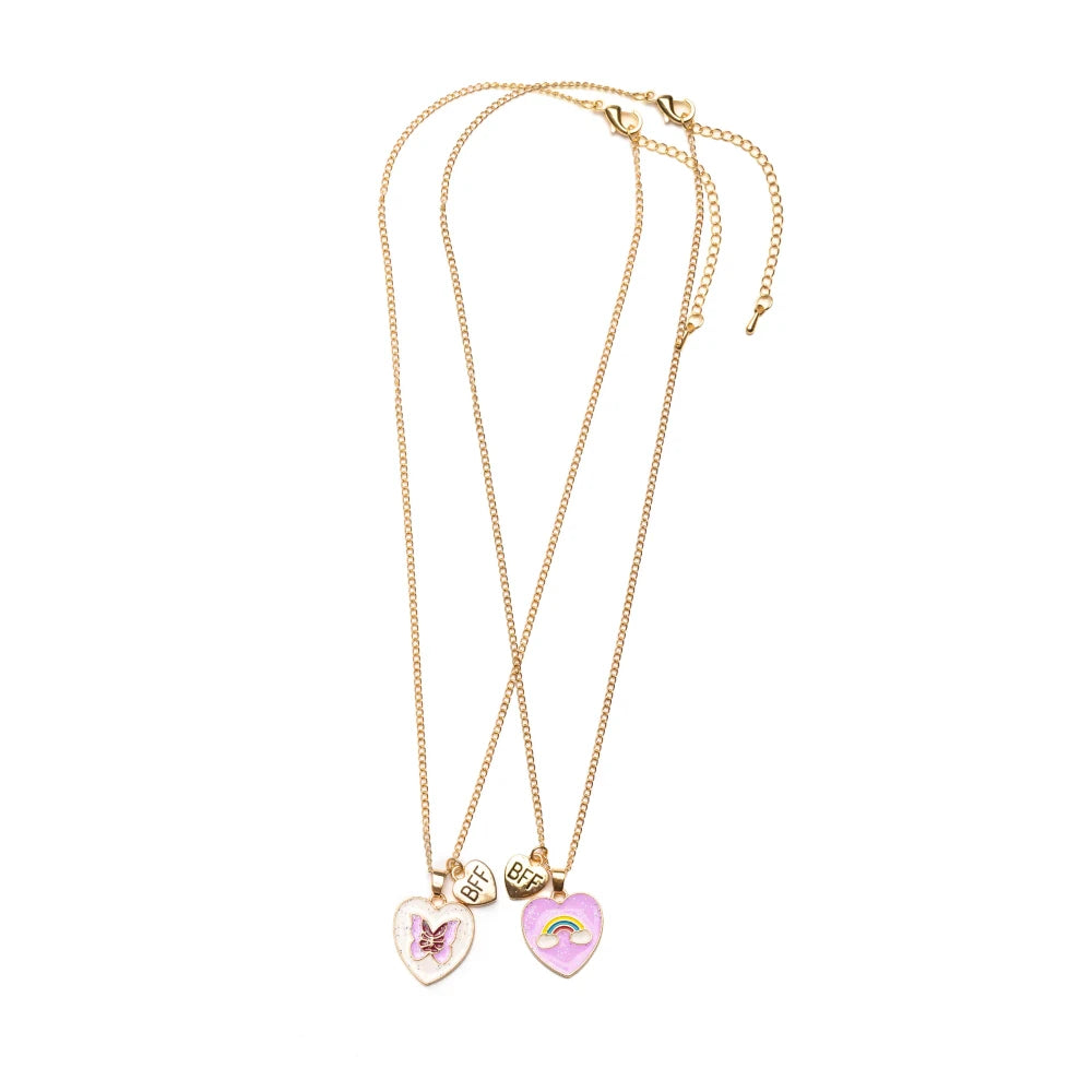 Rainbow Butterfly BFF Necklace, Great Pretenders