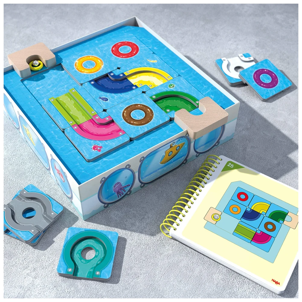 Logic game for 1 player: Splash Labyrinth, Haba
