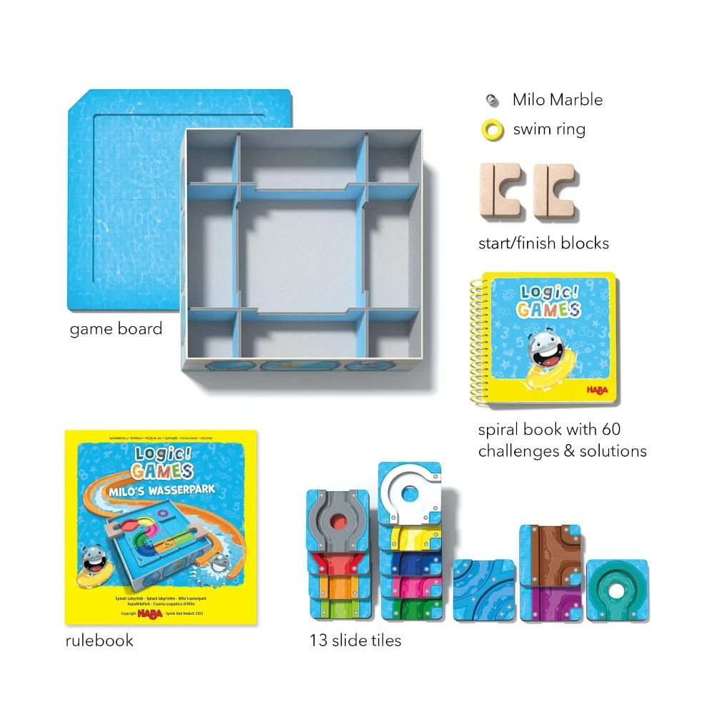 Logic game for 1 player: Splash Labyrinth, Haba