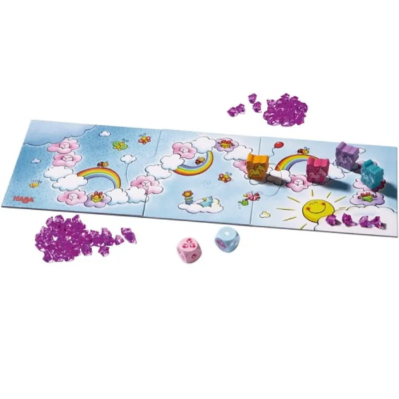 Board Game 3+: Unicorn Glitterluck Cloud Crystals, Haba