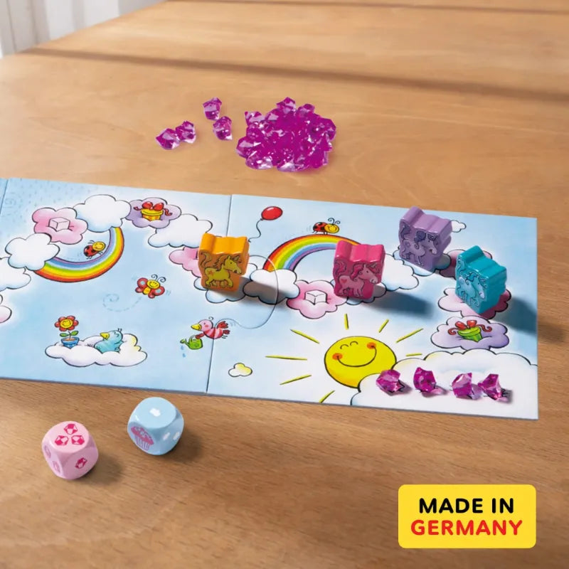 Board Game 3+: Unicorn Glitterluck Cloud Crystals, Haba
