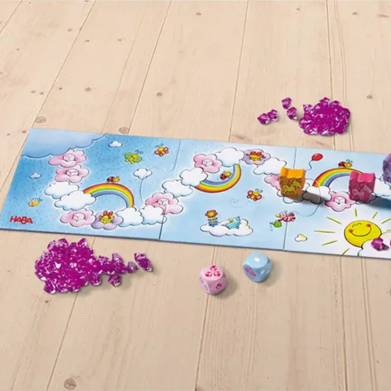 Board Game 3+: Unicorn Glitterluck Cloud Crystals, Haba