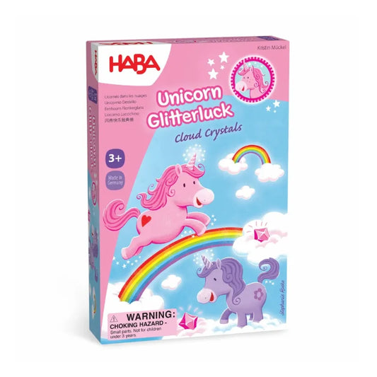 Board Game 3+: Unicorn Glitterluck Cloud Crystals, Haba