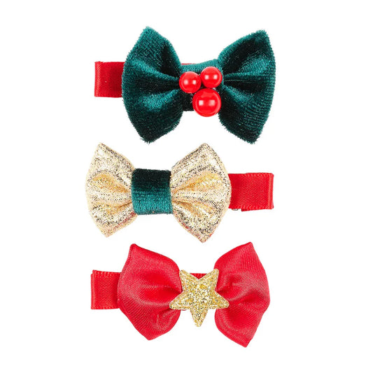 Hair Claws Dounia, Bow, 3 pcs/Card