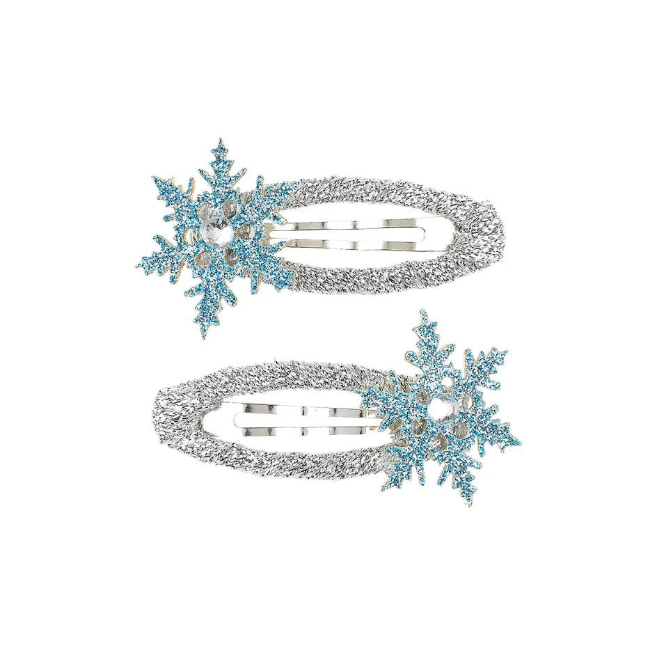 Hair Clips Christa, Star Blue, 2 pcs/Card