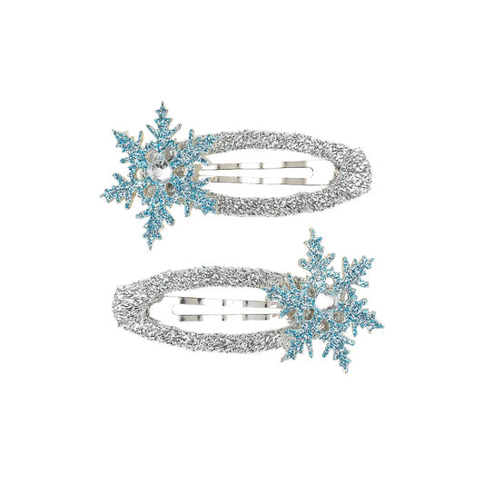 Hair Clips Christa, Star Blue, 2 pcs/Card