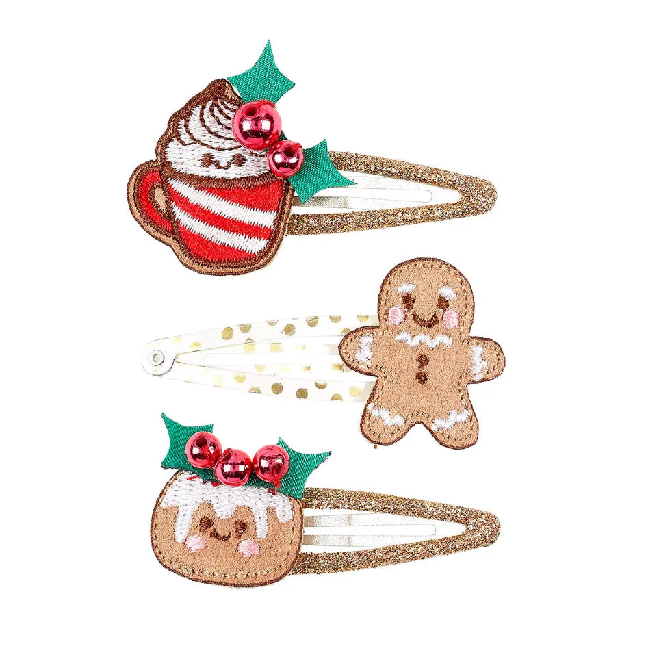 Hair Clips Curille, Christmas, 3 pcs/Card