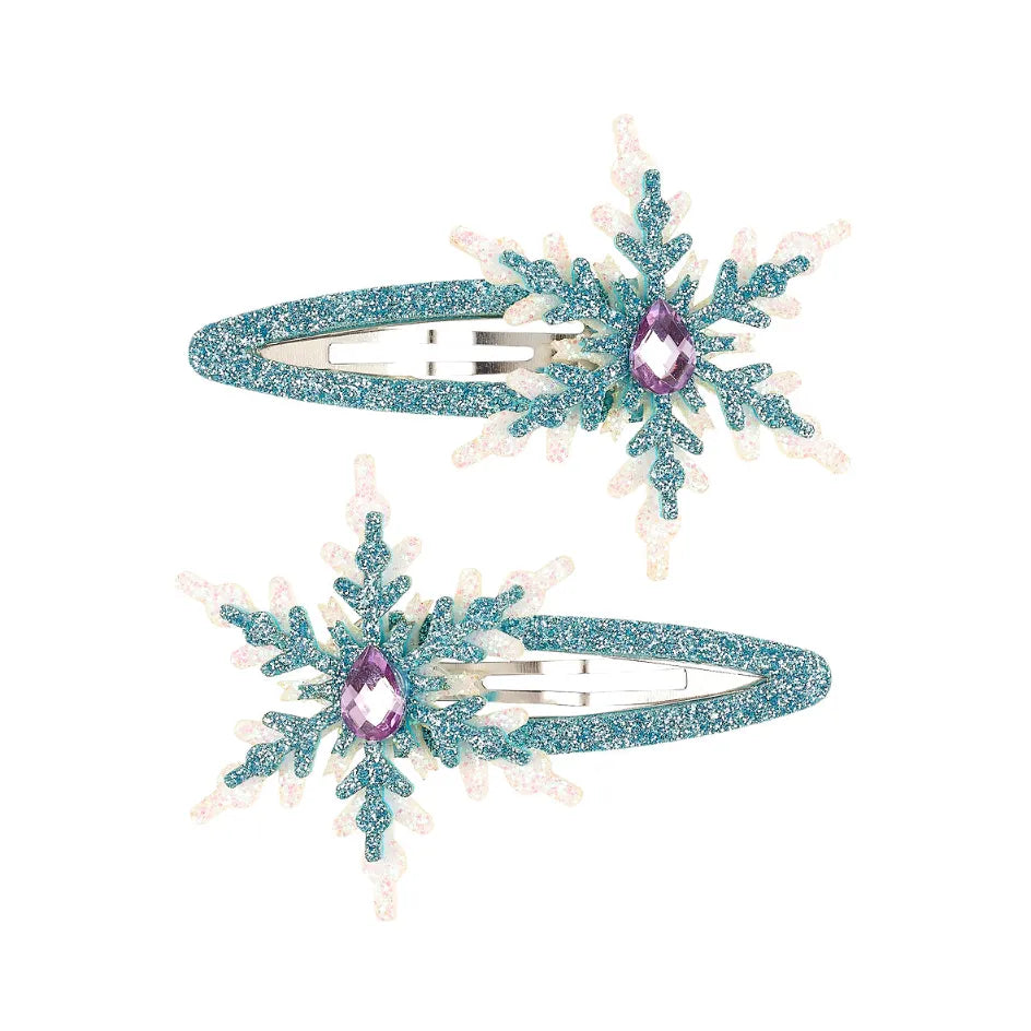 Hair Clips Scotty, Snowflake, 2 pcs/Card
