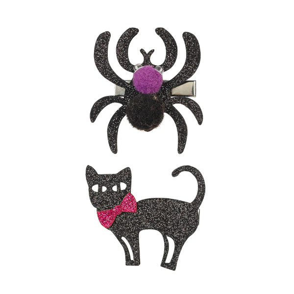 Hair clips: Sybil spider-cat (2 pcs/card), SOUZA