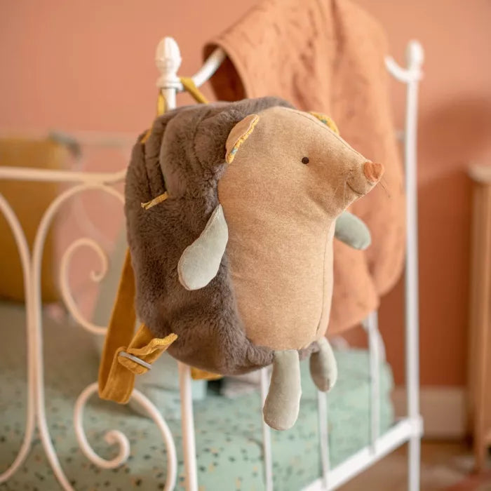 Hedgehog backpack: Trois Petits Lapins, Moulin Roty