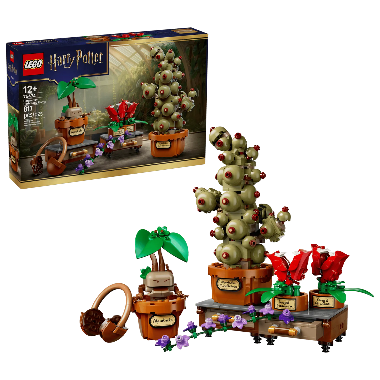 Hogwarts Herbology Plants 76474, Lego Harry Potter