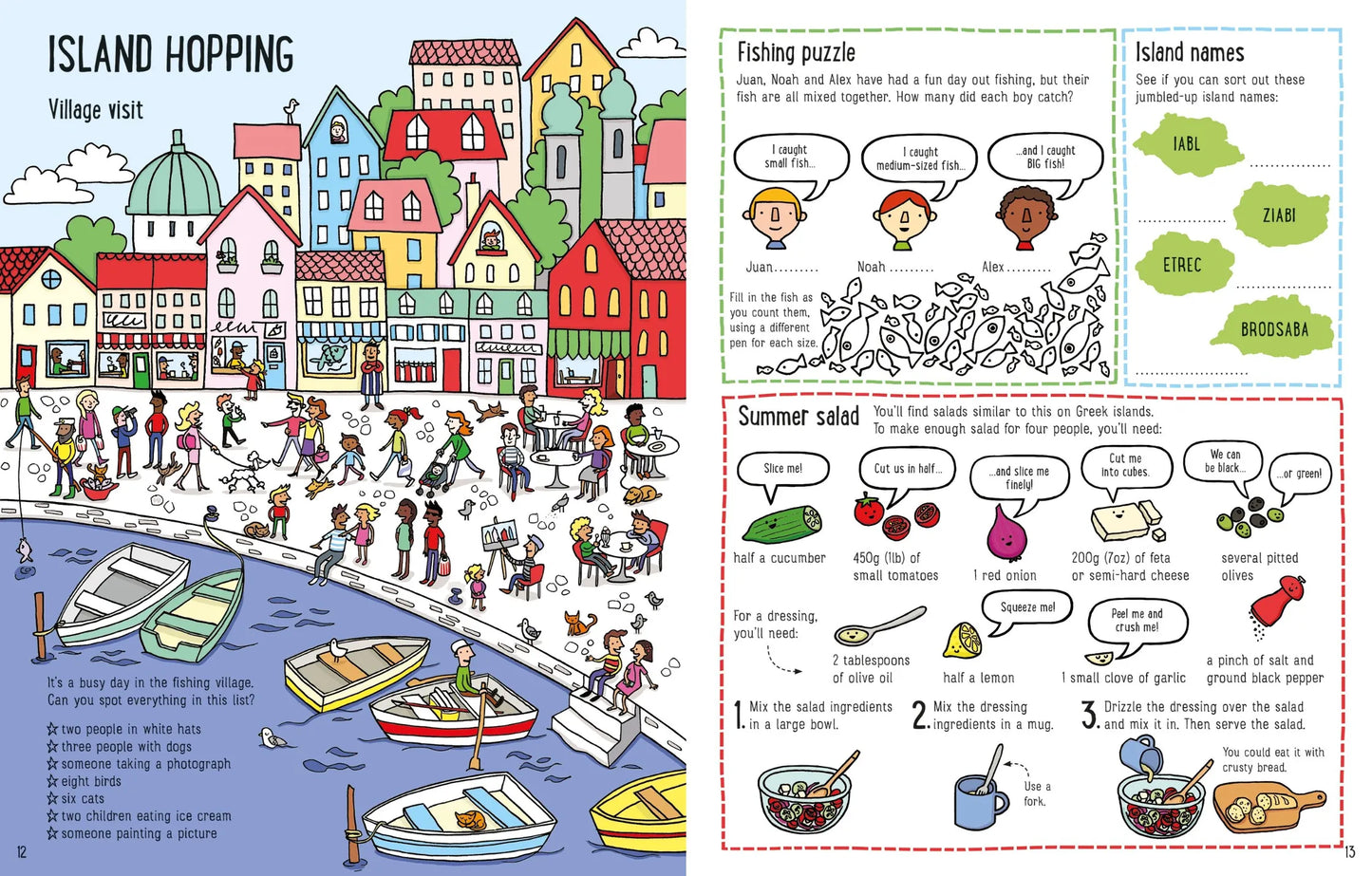 Holiday Activity Book, Usborne