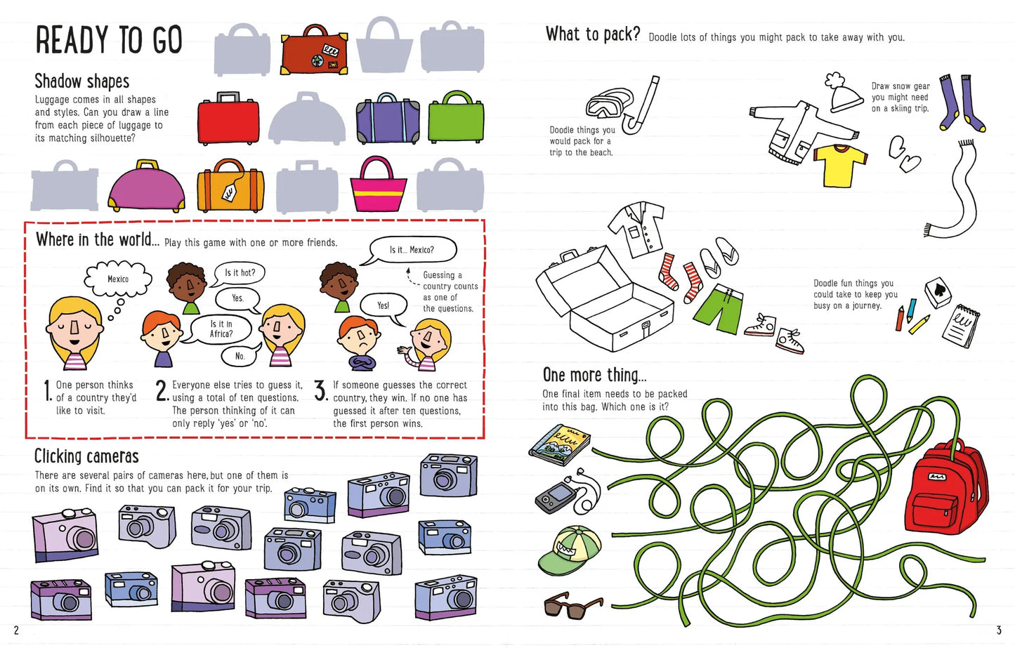 Holiday Activity Book, Usborne