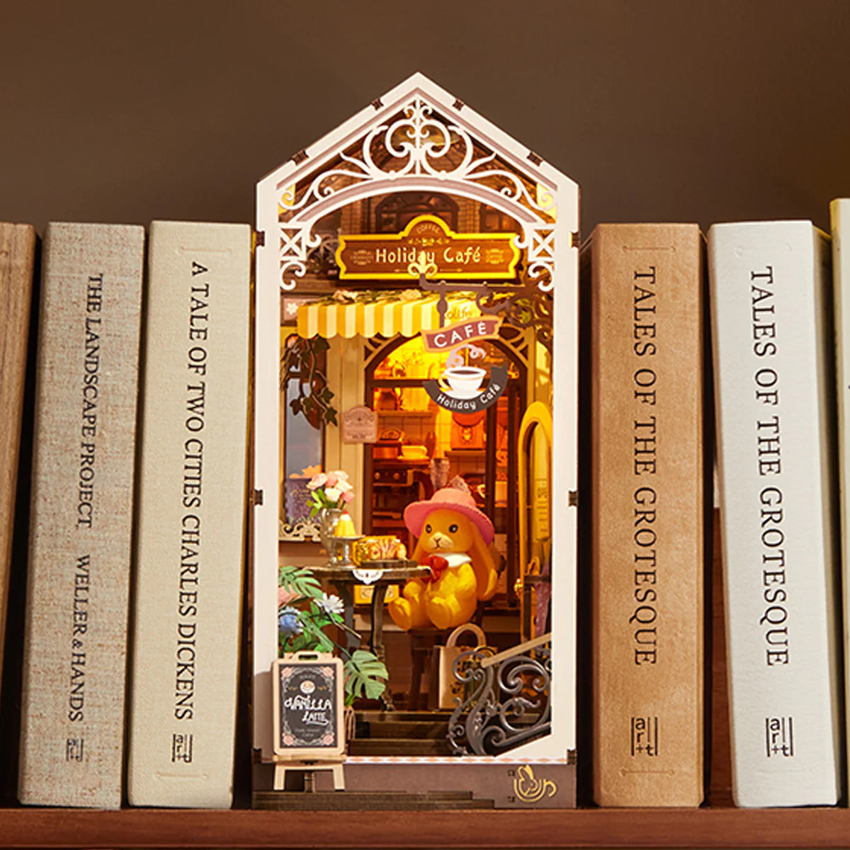 DIY Book Nook Kit: Holiday Cafe TGB15, Rolife