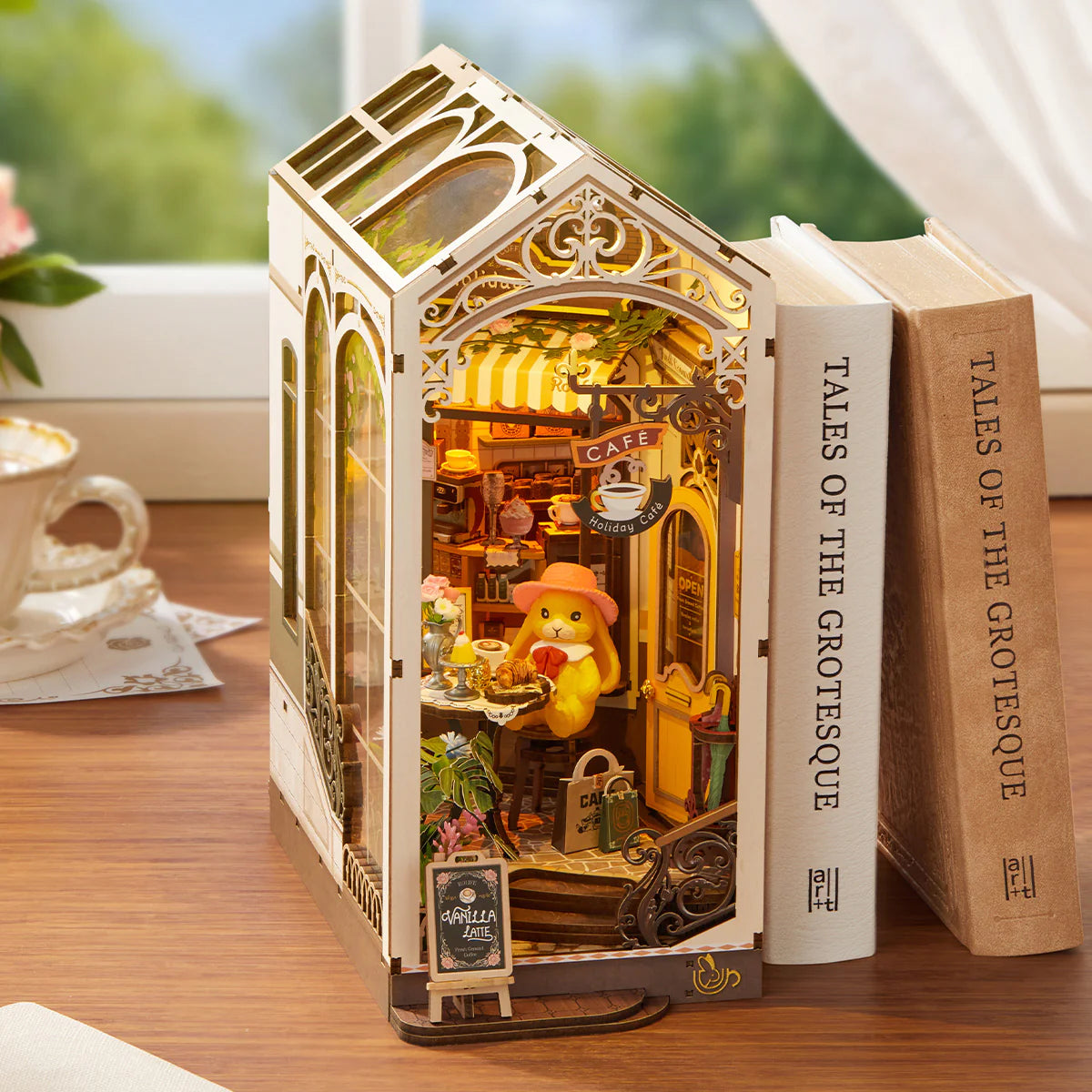DIY Book Nook Kit: Holiday Cafe TGB15, Rolife