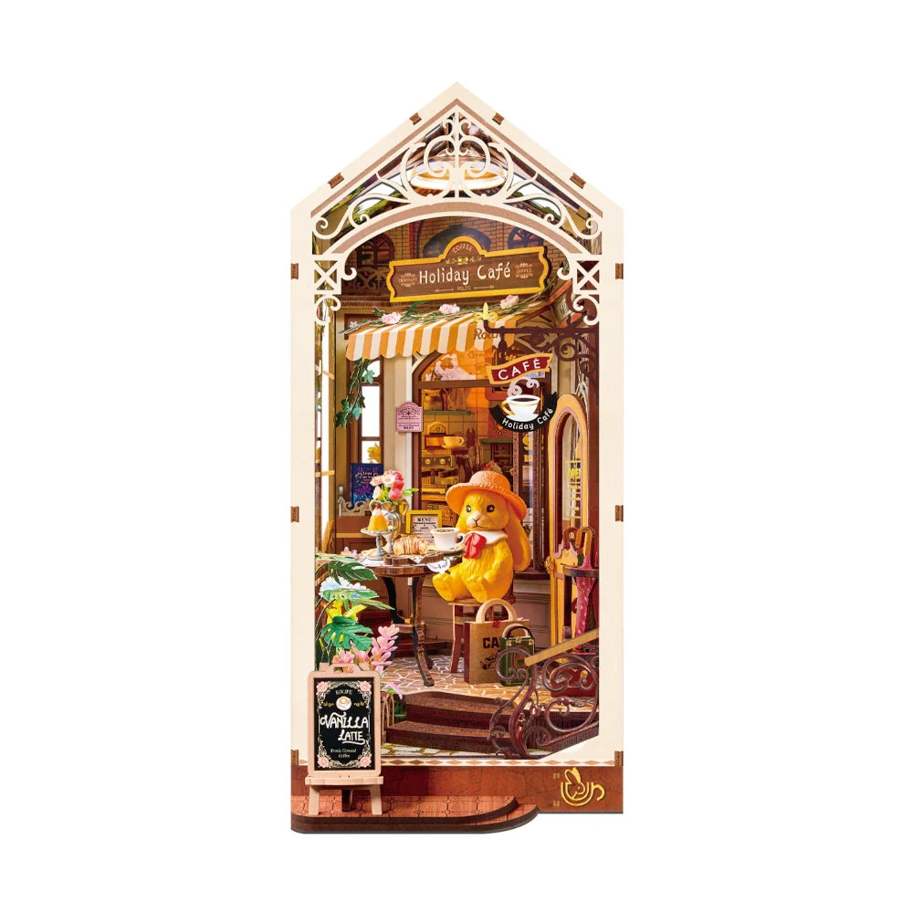 DIY Book Nook Kit: Holiday Cafe TGB15, Rolife