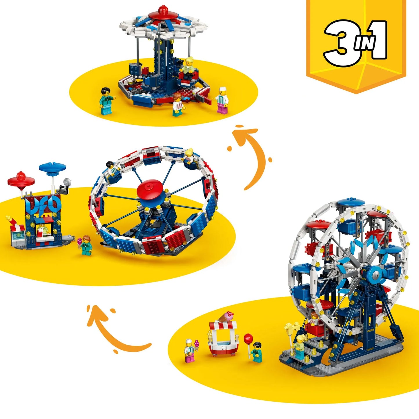 Iconic Ferris Wheel 31389, Lego Creator 3-in-1