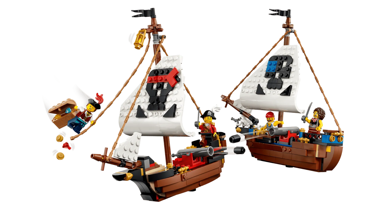 Iconic Pirate Ship 31387, Lego Creator 3-in-1