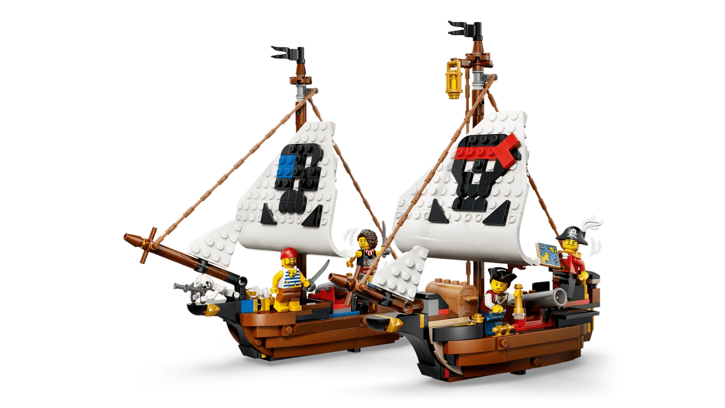 Iconic Pirate Ship 31387, Lego Creator 3-in-1
