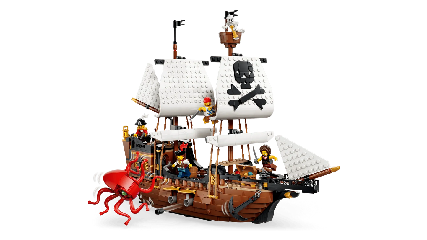 Iconic Pirate Ship 31387, Lego Creator 3-in-1